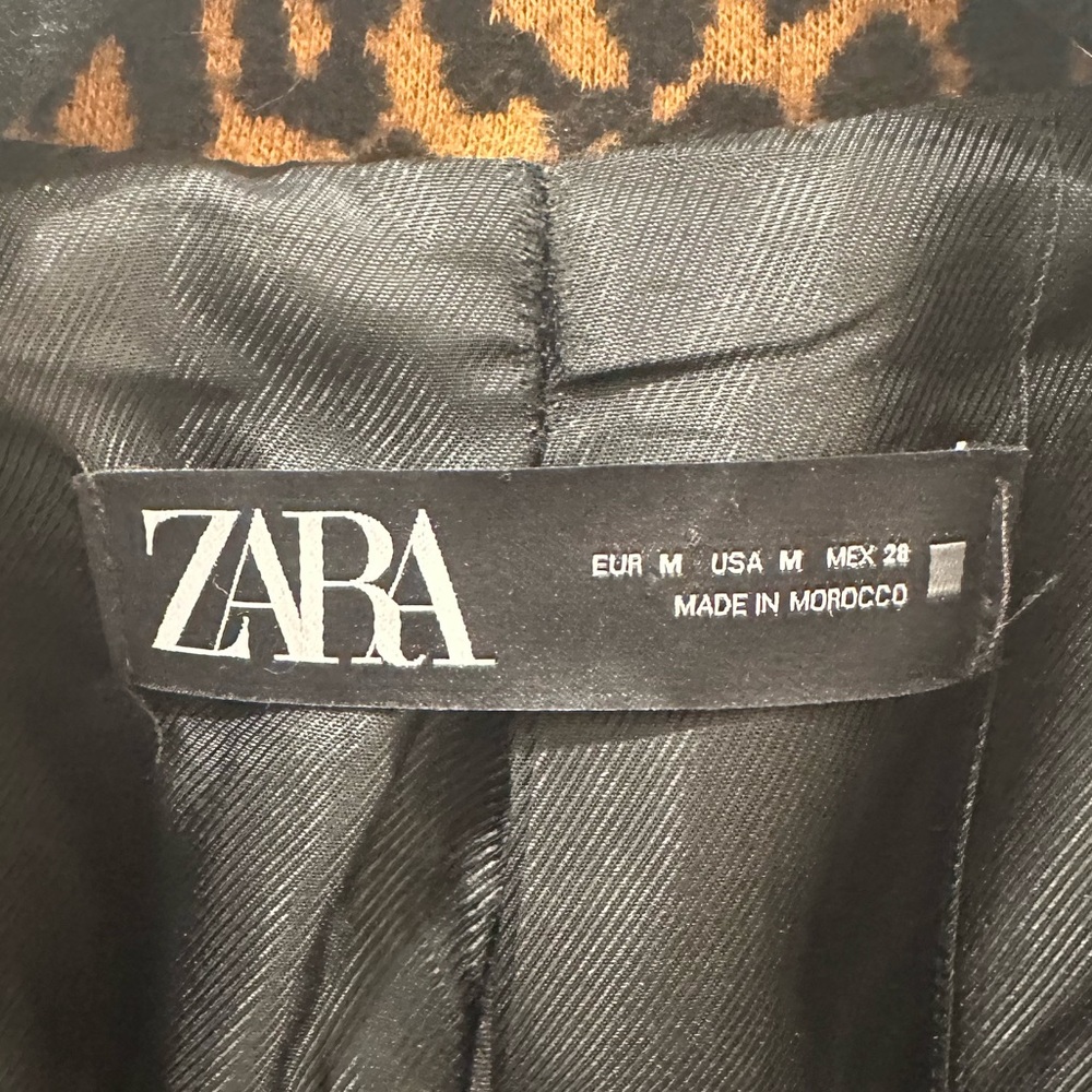 Zara Leopard Coat - Picture 3 of 4